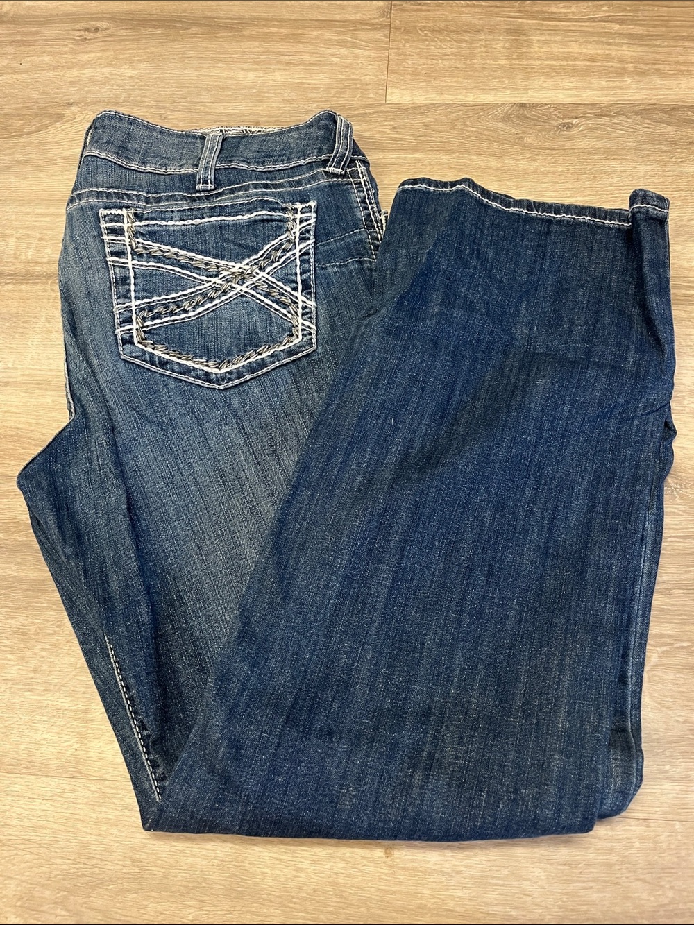 Women’s Dark Blue Denim Jeans - Classic Straight Fit